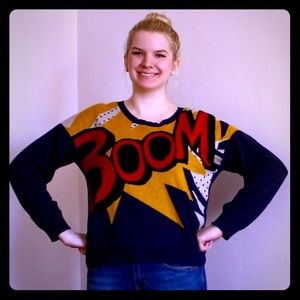 One-of-a-kind Comic Book Sweater