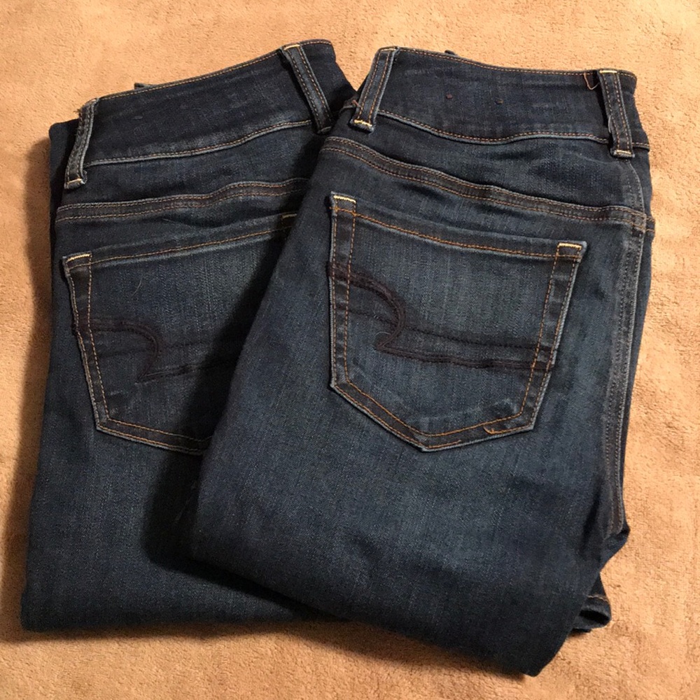 2 pairs American Eagle Artist Flare jeans