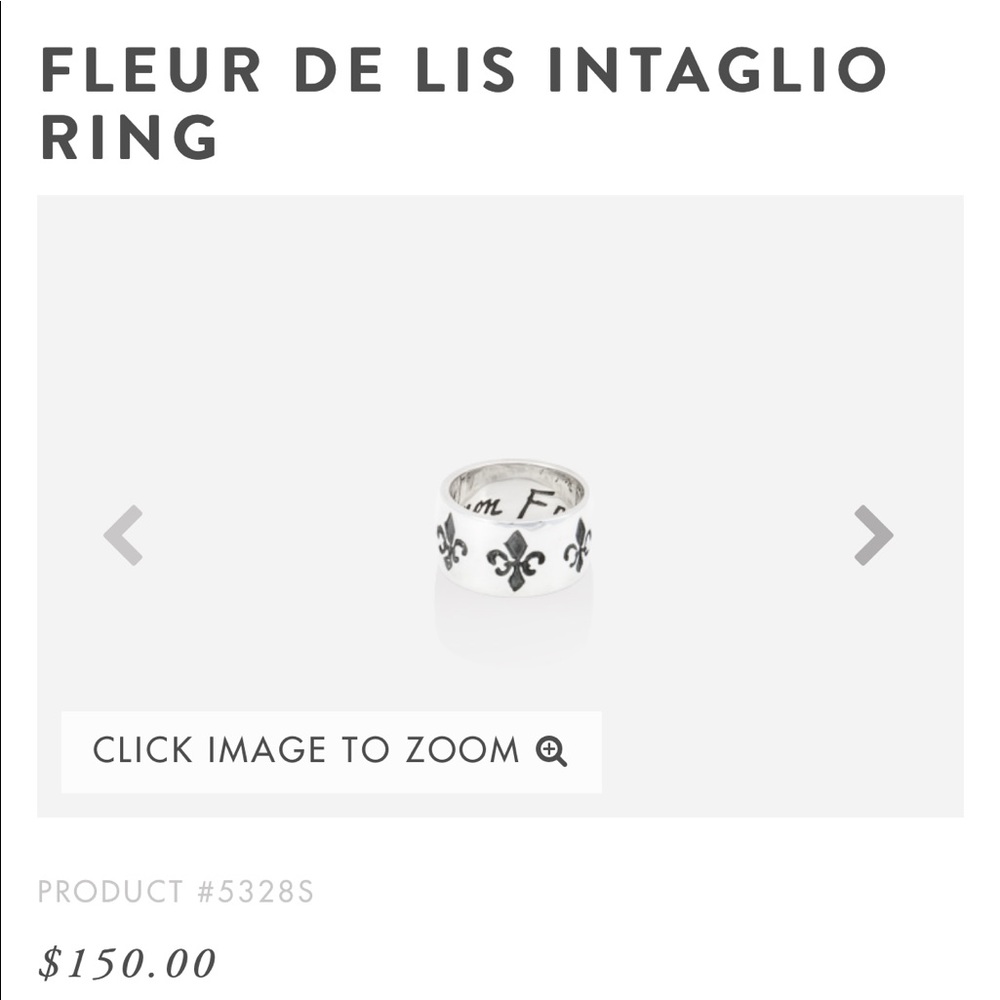 ⚜️Mignon Faget Original Fleur De Lis Ring ⚜️