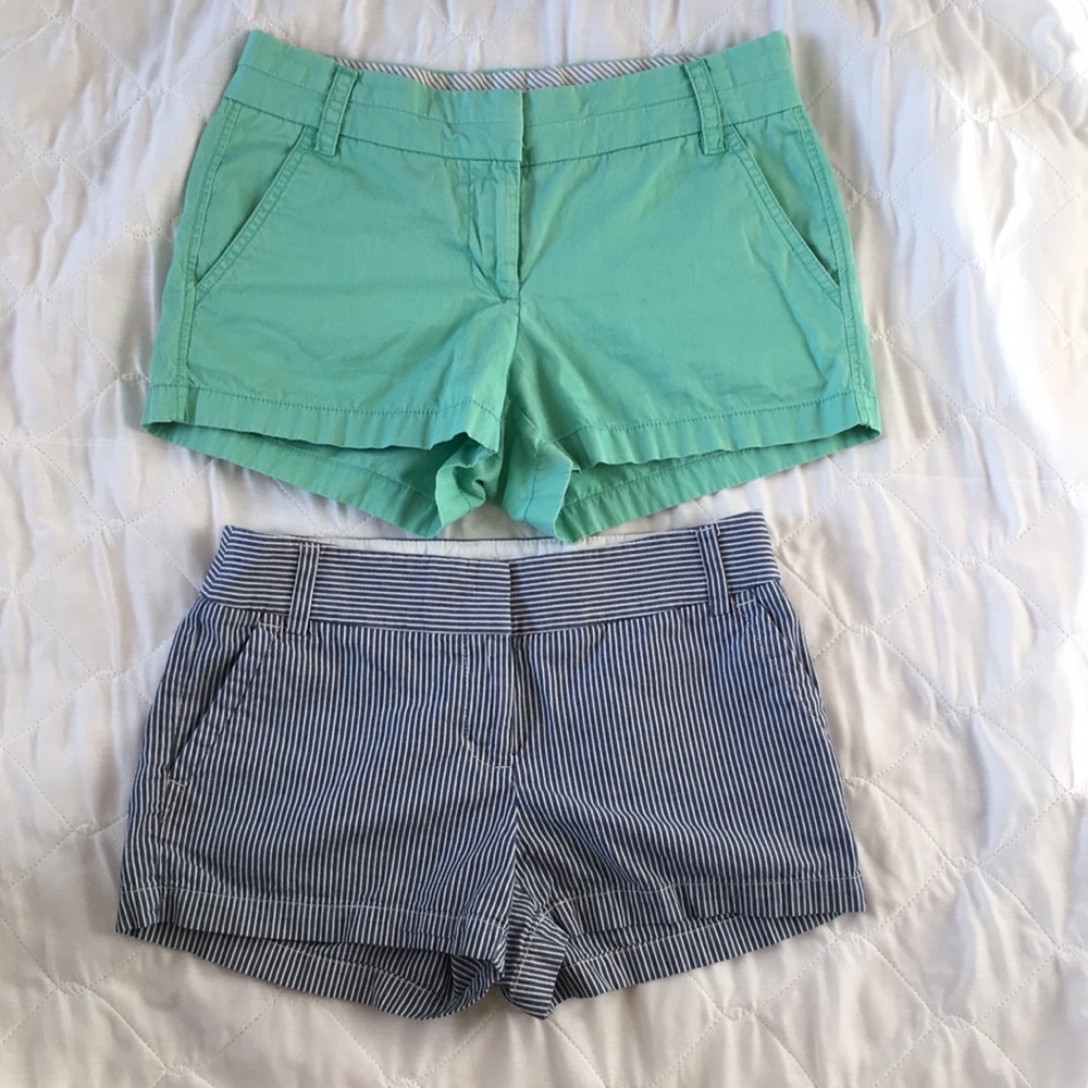 J Crew Lot 2 pair of shorts size 2