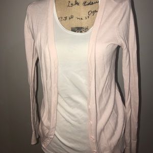 Size small soft pink cardigan