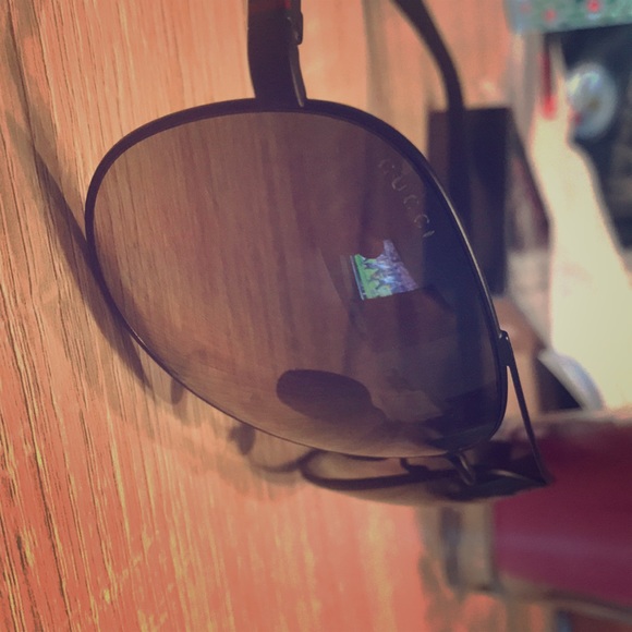 Gucci Black Aviator Sunglasses main image 5