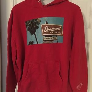 Diamond Supply Co. Red Hoodie