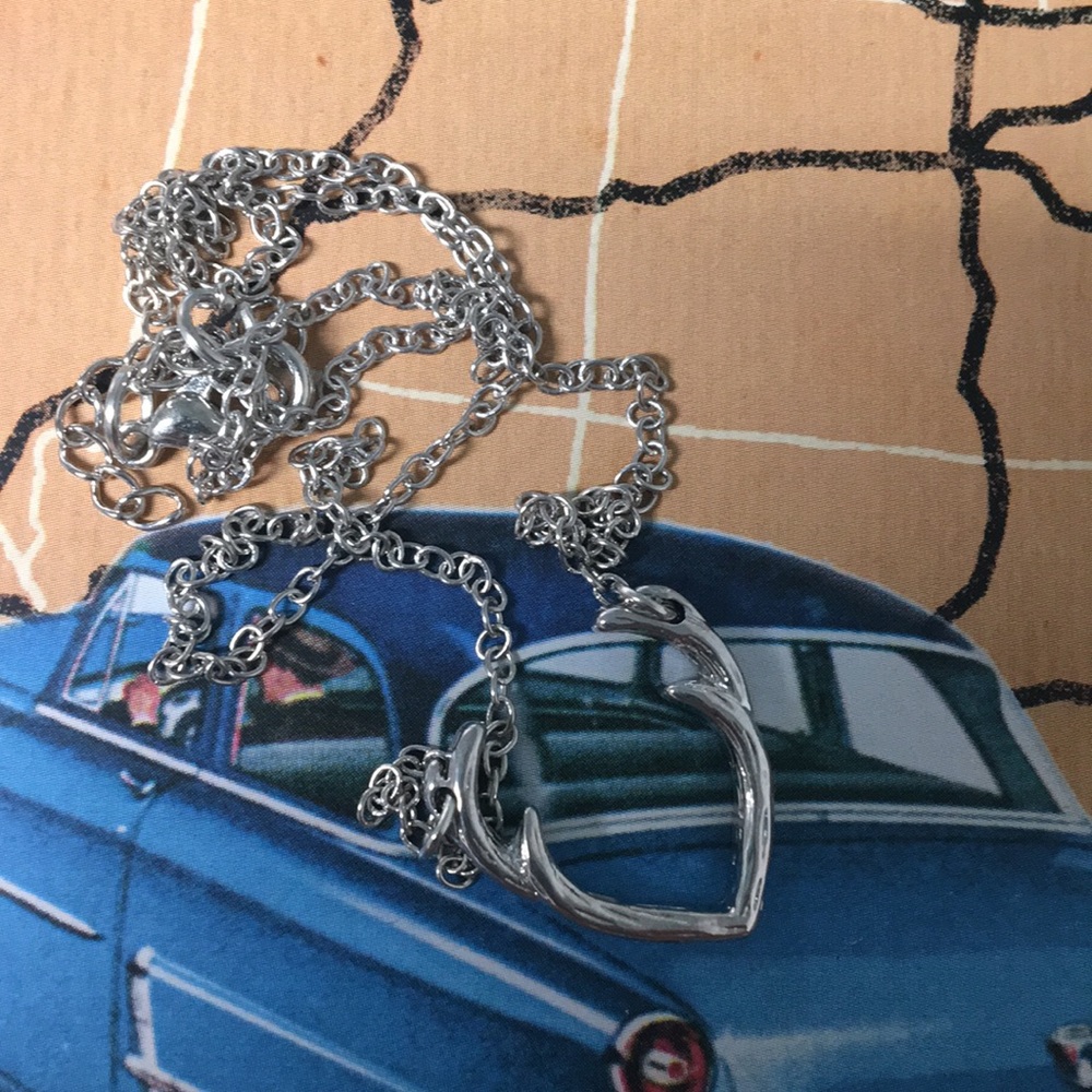 Darling Silver Antler necklace