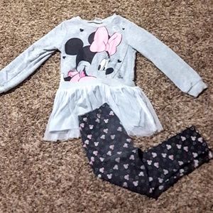 ⚠️BEING DONATED 10/24⚠️2 Piece Minnie Mouse Outfit