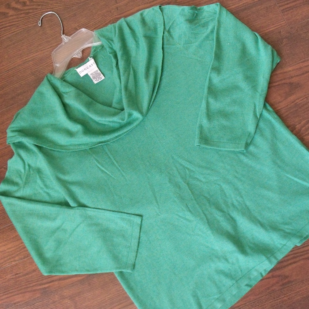 DONCASTER SWEATER SZ. XL- GREEN - NEAT ITEM
