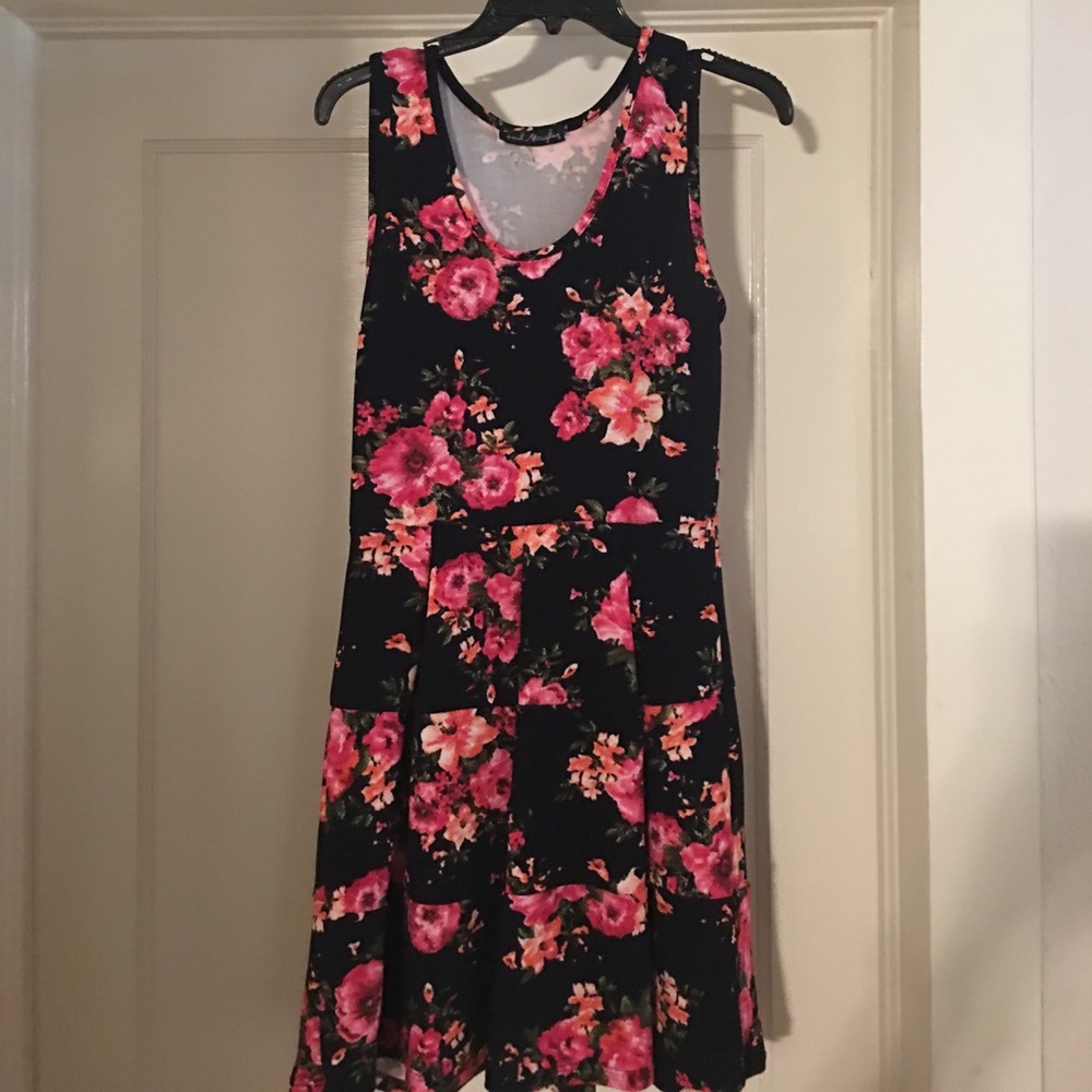 Black Floral Dress