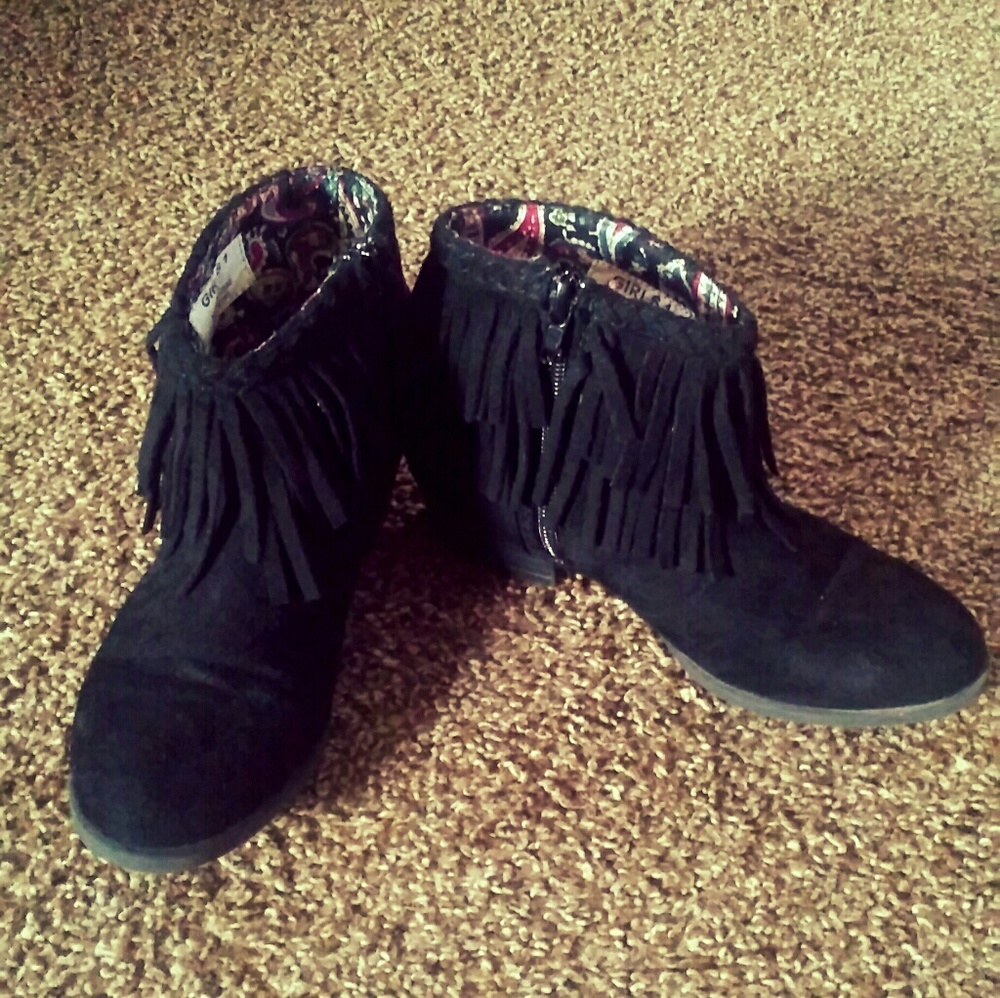 * Girls FRINGE BOOTIE *