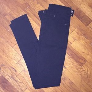 High Waist Black Skinny Jeans
