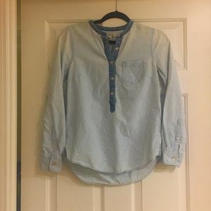 J. Crew Chambray Popover🍁🍂