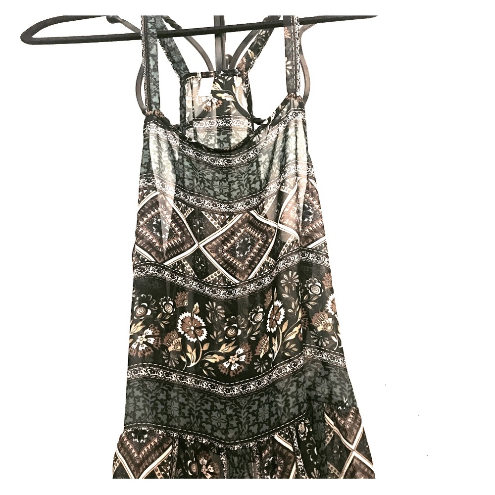 Floral Blouse ~ deep forest & olive green!