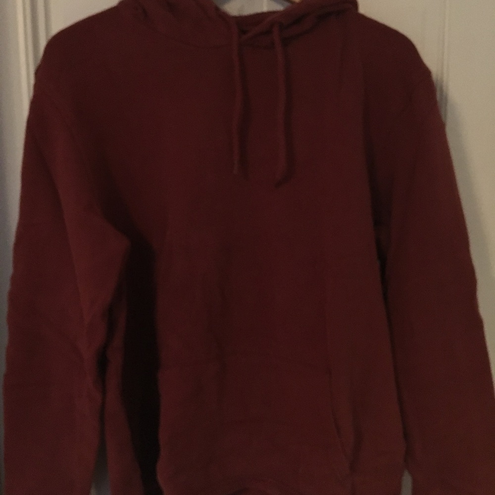 Topman Dark Red Hoodie