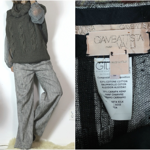 Giambattista Valli Wide Leg Trouser Pant - Picture 2 of 8