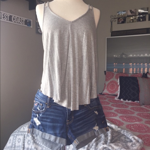 Nasty Gal Tops - Gray tank top