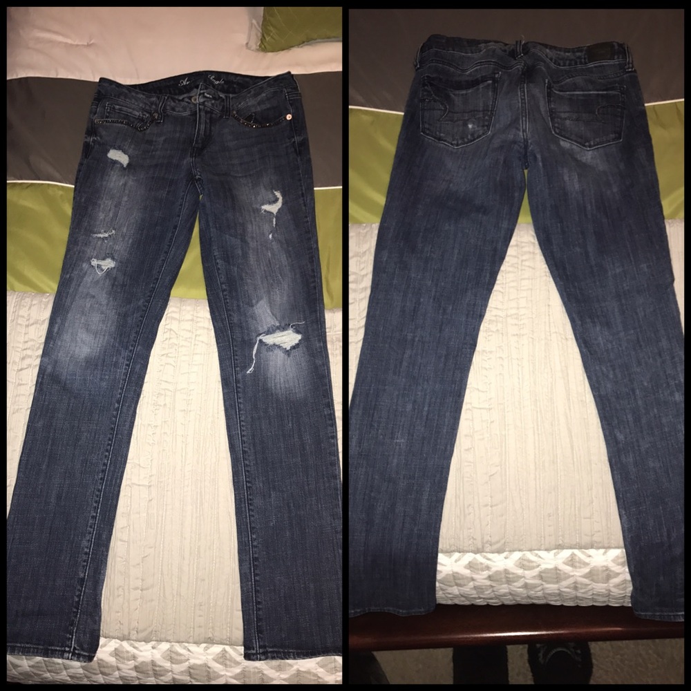 American Eagle straight jeans
