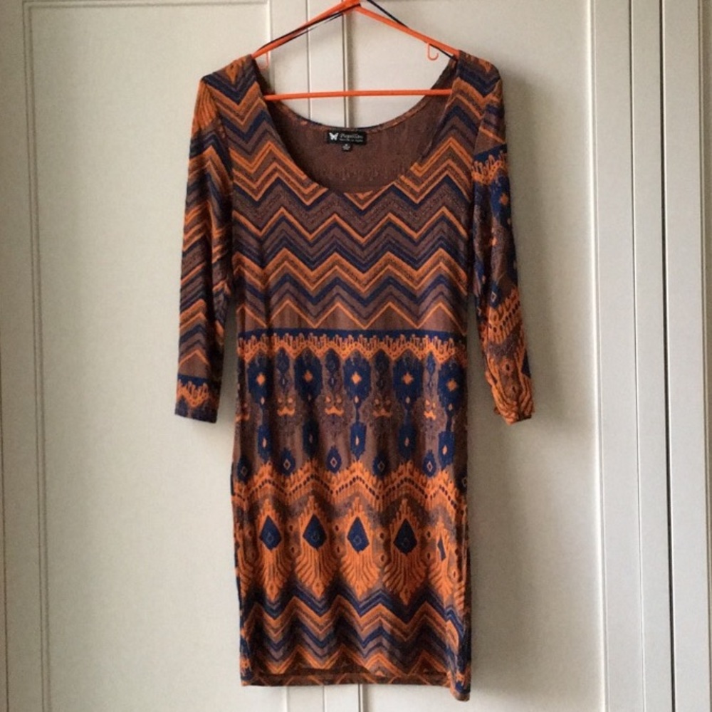 Papillon fitted dress (M)