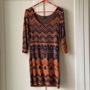 Papillon fitted dress (M)