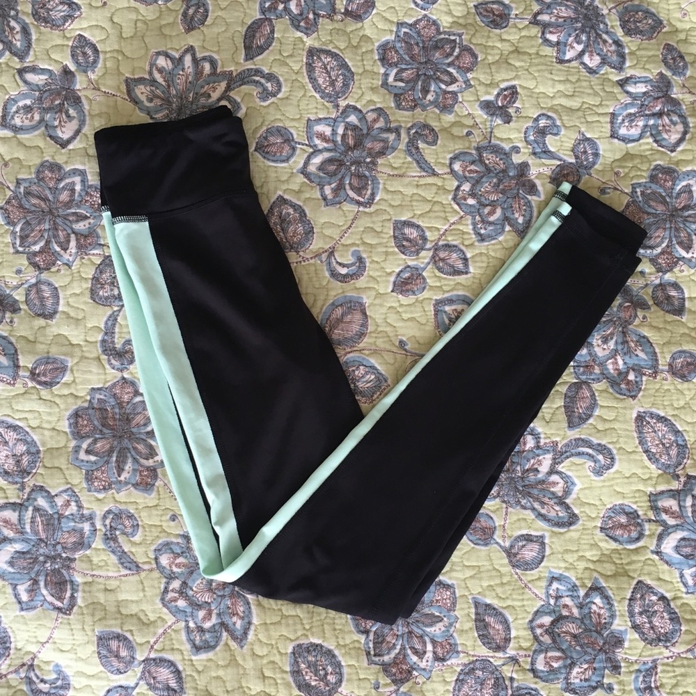 Black and Mint Leggings