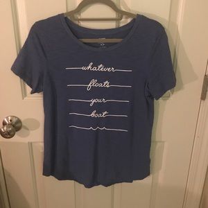 Blue Graphic T-shirt