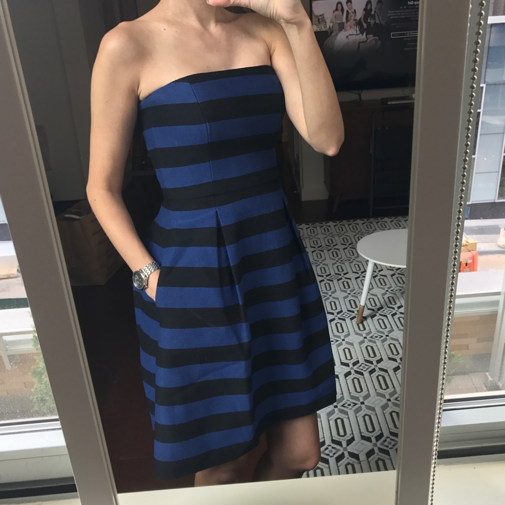 NWT Trina Turk Classy Stripped Dress