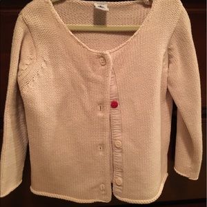 Petit Bateau light pink cardigan 24mo