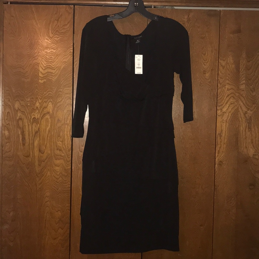 White House black Market black dress.