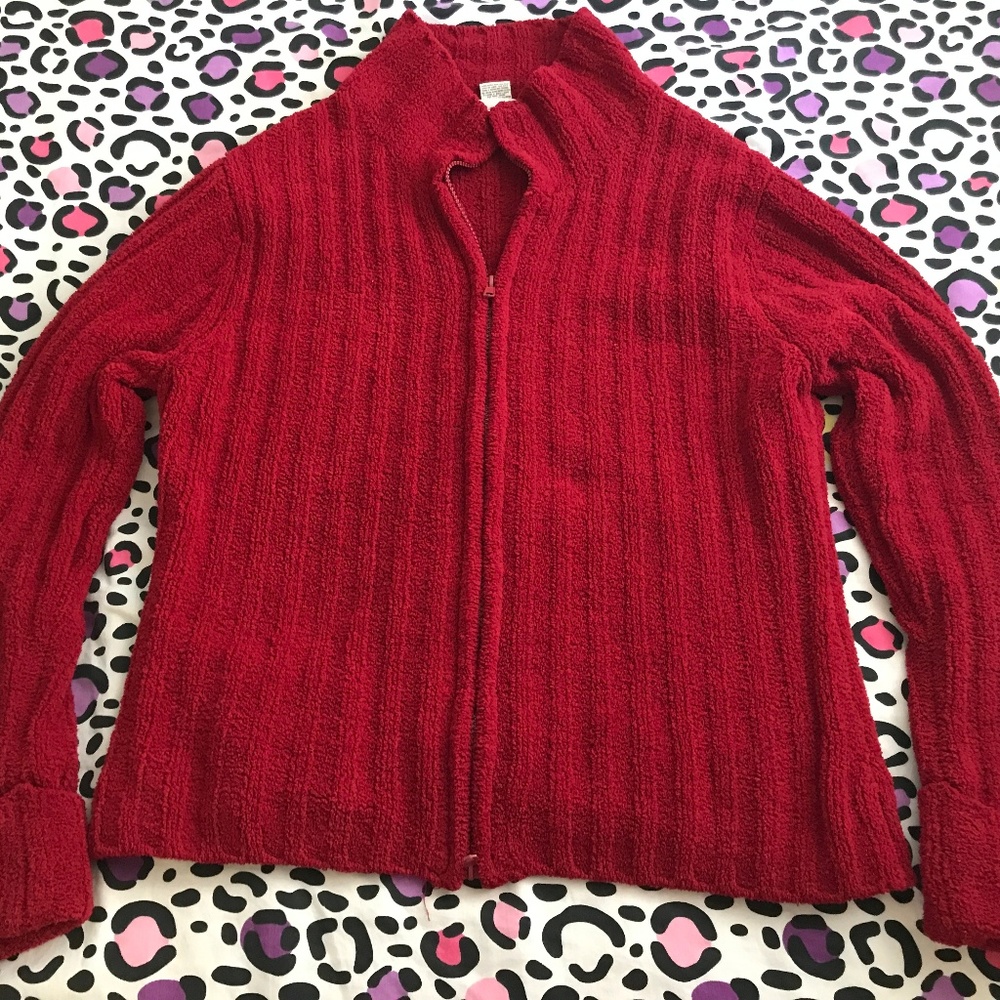 Fine knitted jacket