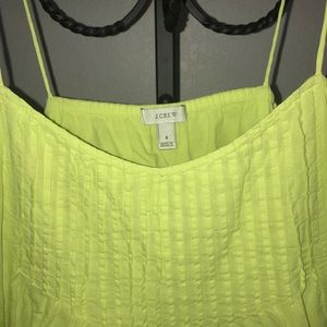 J. CREW tank top! Fun lime green color! 😍