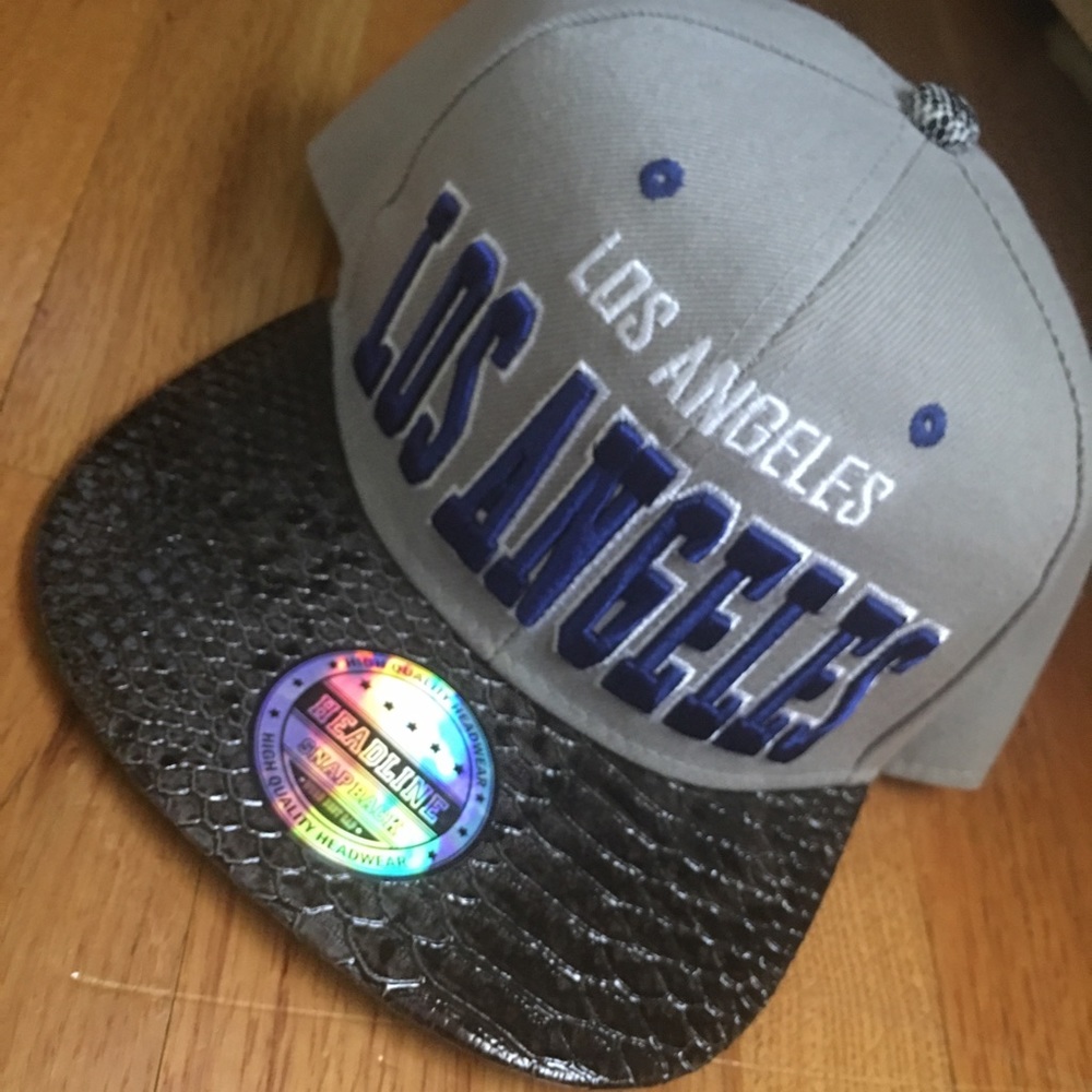 Los Angeles Dodgers snake skin SnapBack