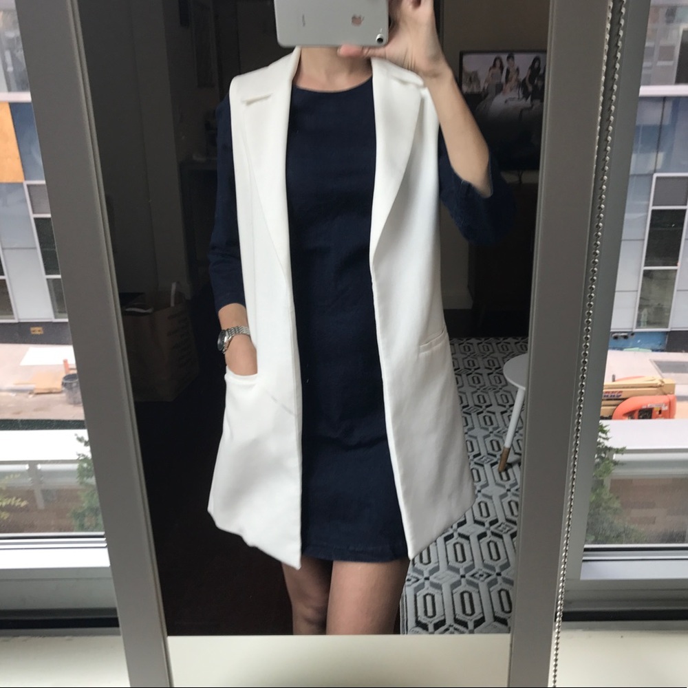 Denim Zara shift dress