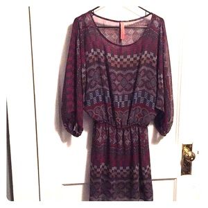 Eight Sixty graphic print dress