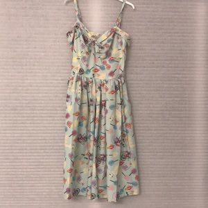 Unique vintage carnival dress new size M