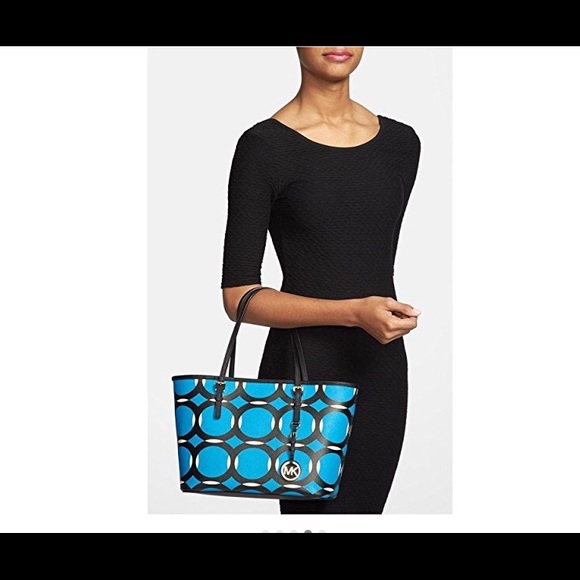 Michael Kors Striped Tote - Picture 8 of 8