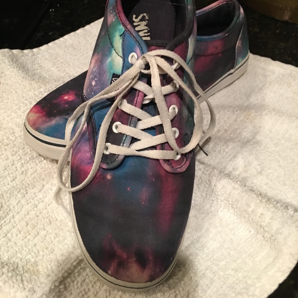 Vans womens size 8 - 721356 lace blue casual shoes