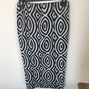 Thick Stretchy Fabulous Print Pencil Skirt S