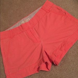 JCREW Orange Chino Shorts Sz2