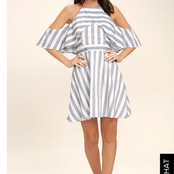 Stripe gray dress - Picture 2 of 6