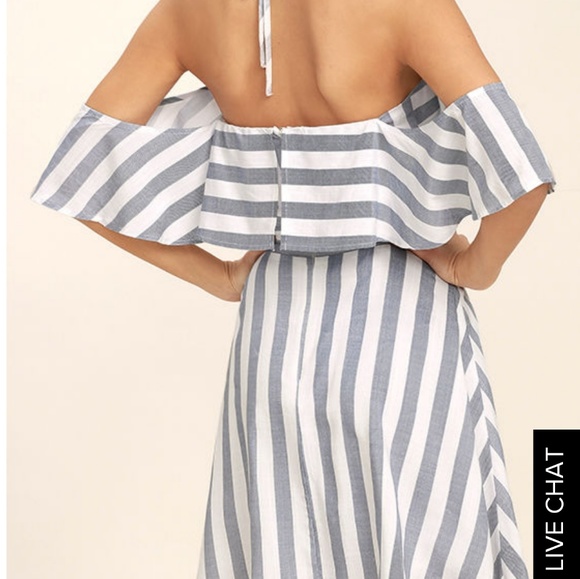 Stripe gray dress - Picture 3 of 6