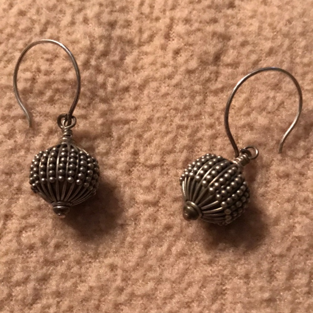 Sterling silver handcrafted earrings