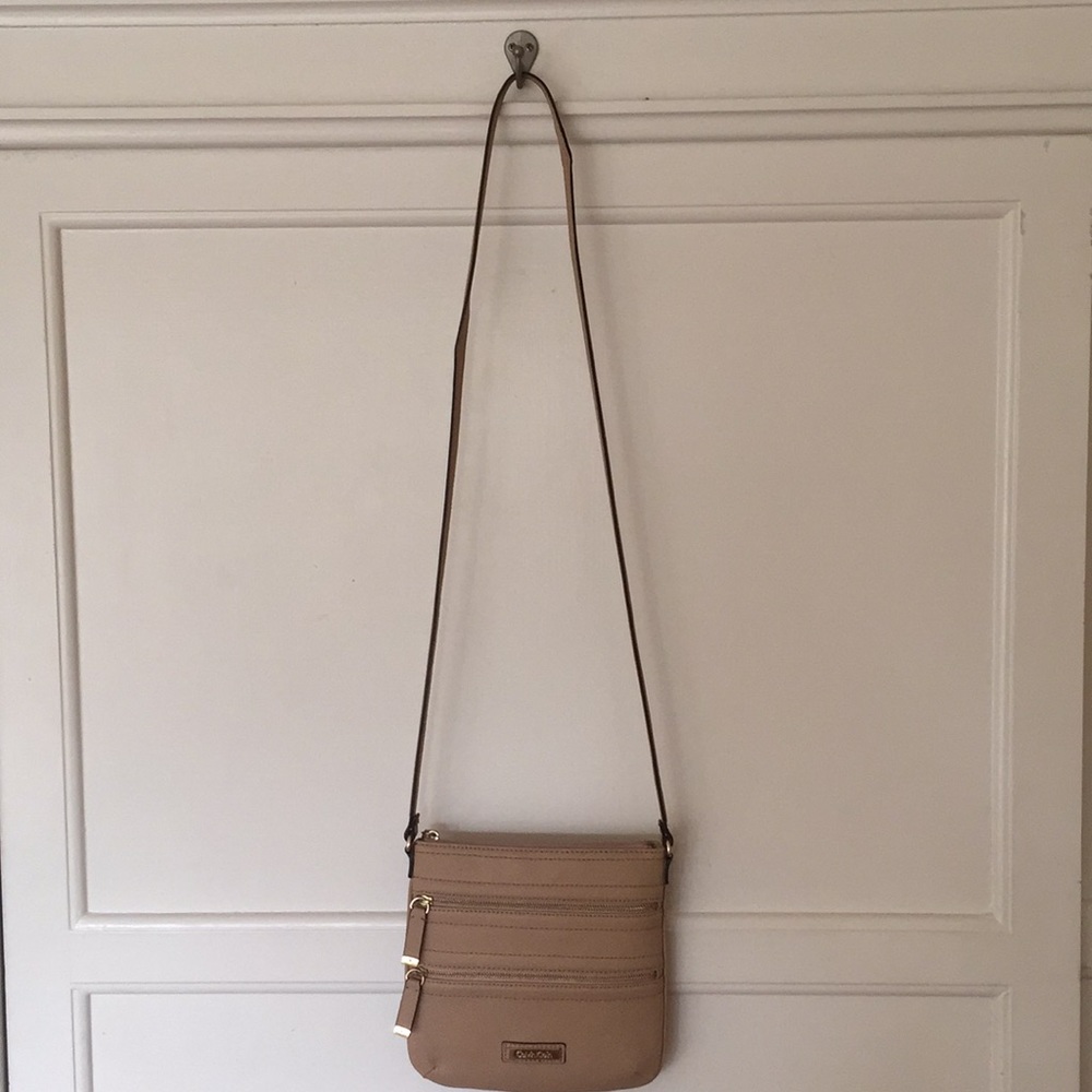 Nude Leather Cross Body