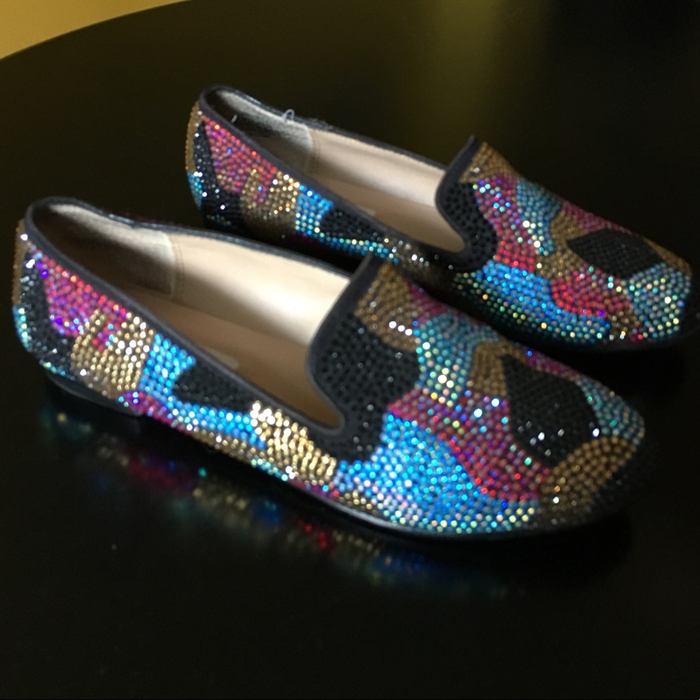 Steve Madden sequined loafers. One of a kind!