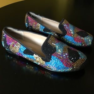 Steve Madden sequined loafers. One of a kind!