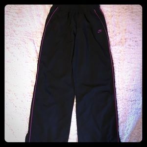 NikeFitDry pants.  Black and dark pink size S.