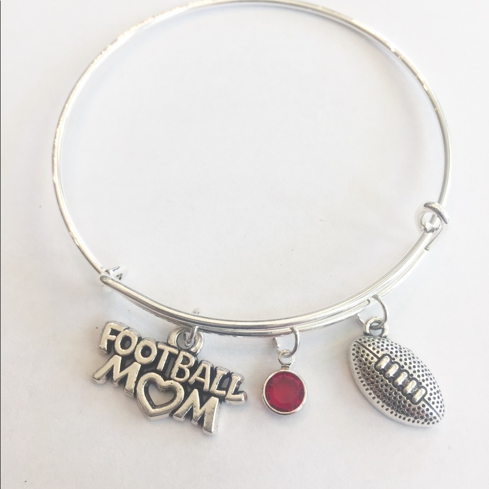 Bangle Bracelet Football Mom