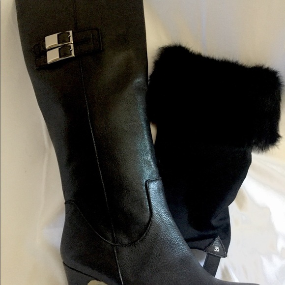 BCBG Mink Fur Boot Cuffs - Picture 3 of 3