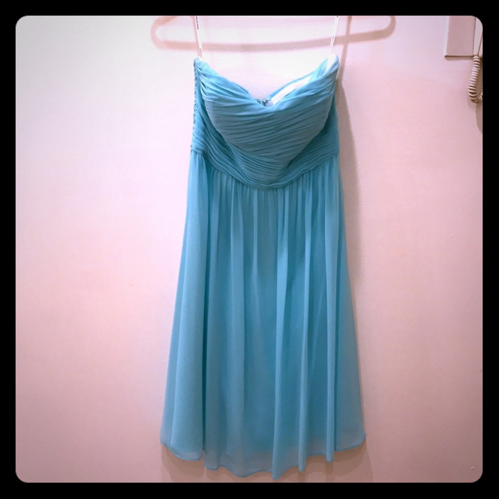 Donna Morgan Strapless Dress