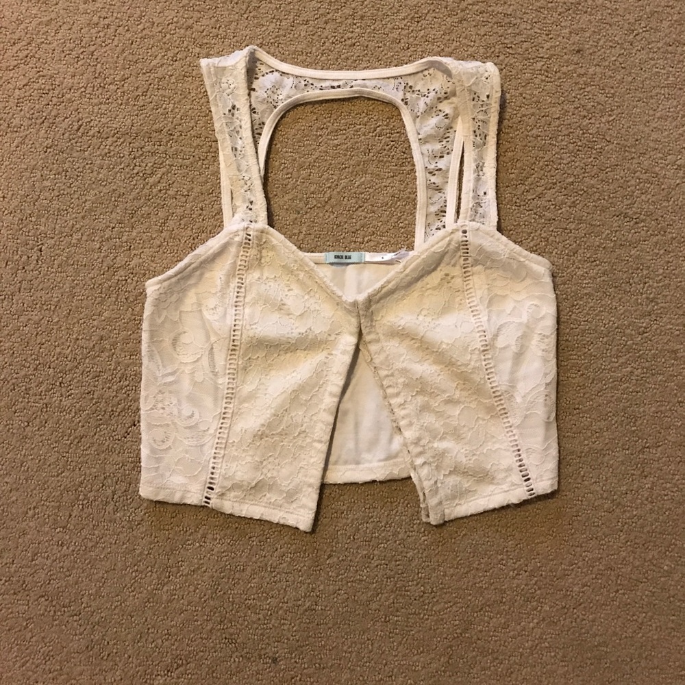Corset style Lace Crop Top!