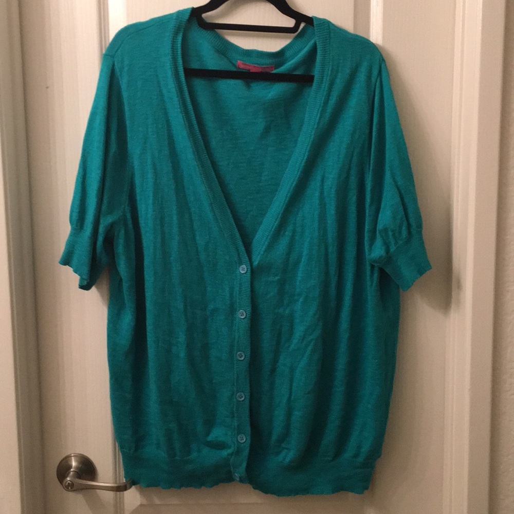 Woman Within cardigan.