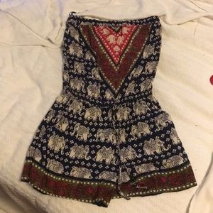 Angie print romper- size S