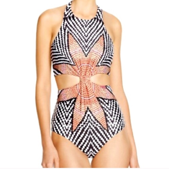 austin gal Other - Twist Front One Piece SWIMSUIT Maillot Blue NEW!!